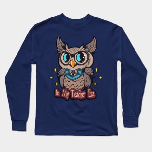 In My Teacher Era Tee for Halloween, Appreciation Day Long Sleeve T-Shirt